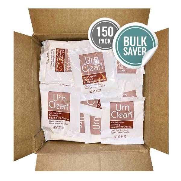 3 PACKS OF o.75 OZ BY SYSCO COFFEE URN & EQUIPMENT CLEANER 