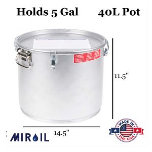 Miroil Grease Bucket 40l 5gallons