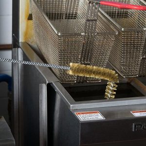 L shape fryer Drain Cleaning Brush