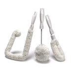 FryOilSaver Co B233C Sommelier's Wine Brush Washing Kit - Set of 3