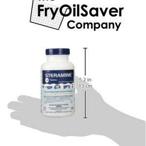 1 x Steramine Quaternary Sanitizing Tablets - 1x 150 Count Bottle with 15x QT-10 Strips