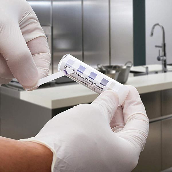 FMP Chlorine Sanitizer Test Strip Kit 1 Vial of 100 Strips The