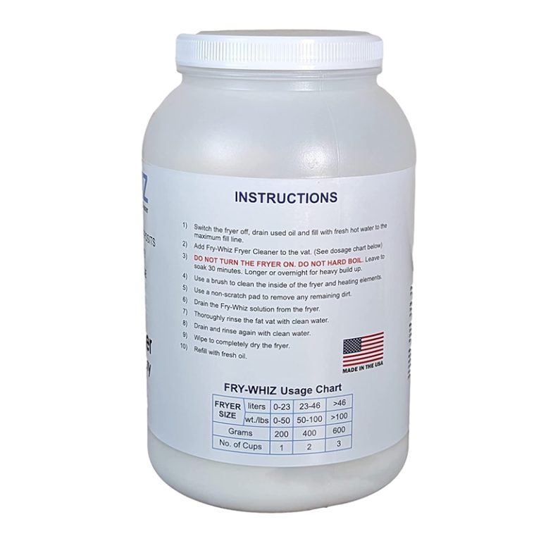 FryWhiz Deep Fryer Cleaner 1 Gal USA