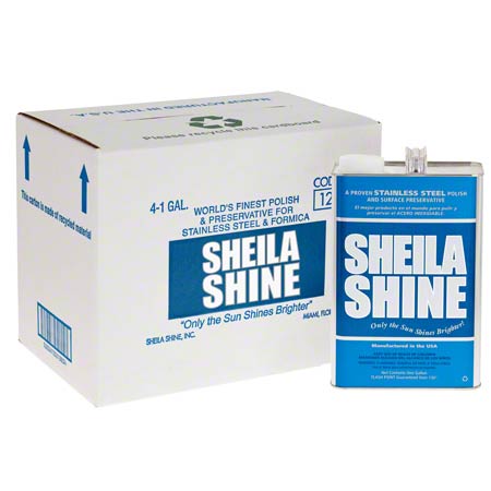 Sheila Shine Stainless Steel Cleaner & Polish - Case of 4x 1 gal Liquid