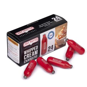 Chef-Master Whipped Cream Chargers – 96 x 8g Units (Value Pack)