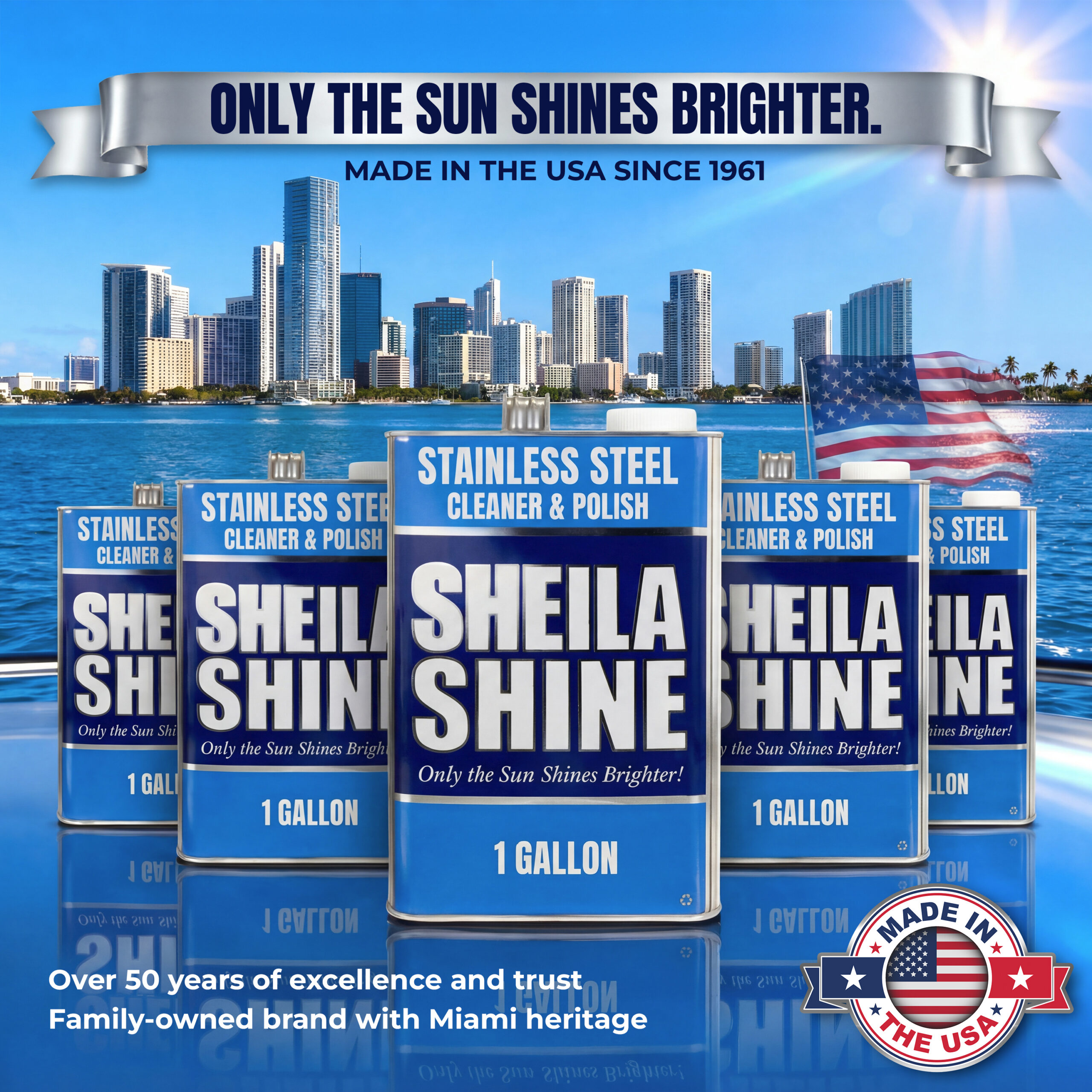 Sheila Shine Stainless Steel Cleaner & Polish - 1x 1 gal Liquid - Image 6