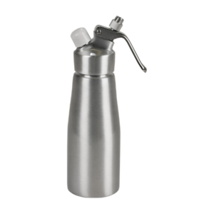 Chef Master 90076 Professional Whipped Cream Dispenser - Aluminum 0.5 Liter