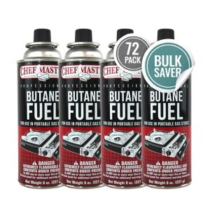 Chef Master Butane Fuel 72 Pack