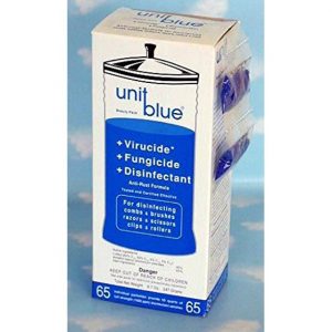 Unit Blue Disinfectant Sachets for Barbers