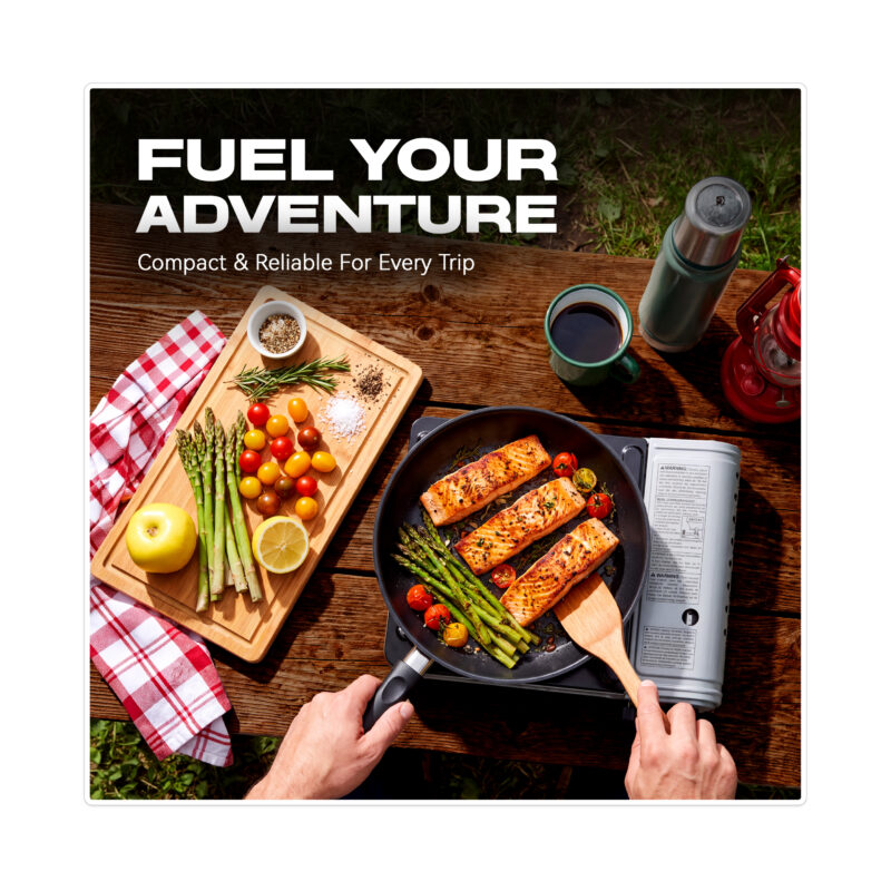 Grill Boss 90057 Dual Fuel Camp Stove - 12 000 BTU - USA