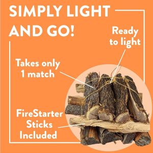 Billy Buckskin 1 Click Fire Campfire Wood Bundle - 19lb