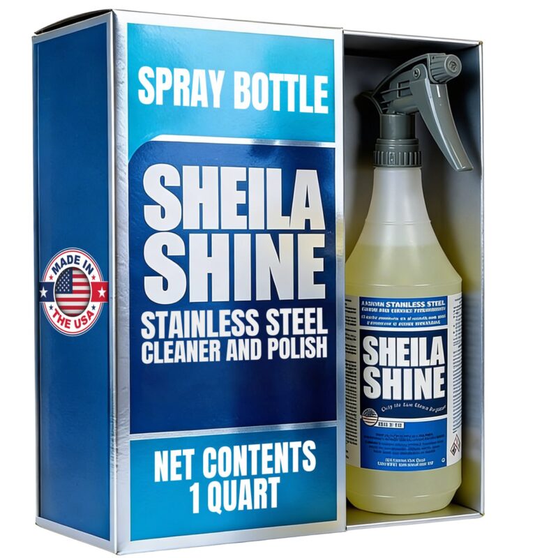 Sheila Shine Stainless Steel Cleaner & Polish - 32oz Spray Bottle