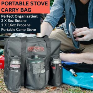 Chef Master Butane Fuel & Camp Stove Carry Bag