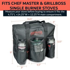 Chef Master Butane Fuel & Camp Stove Carry Bag