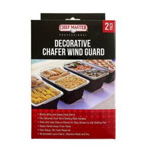 Chef-Master 90081 2-Pack Chafer Wind Guard