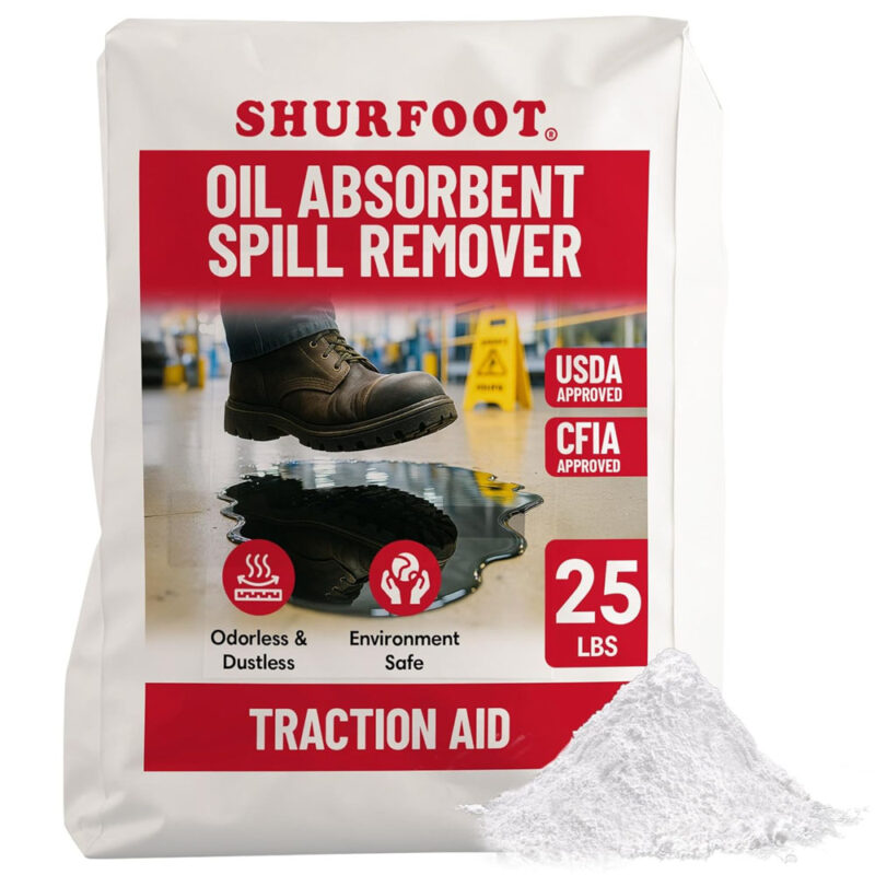 Shurfoot Non-Slip Oil Absorbent - 25lbs