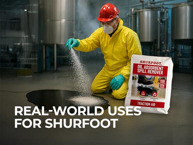 Where Shurfoot Works Best: Real-World Uses for Non-Slip Oil Absorbent