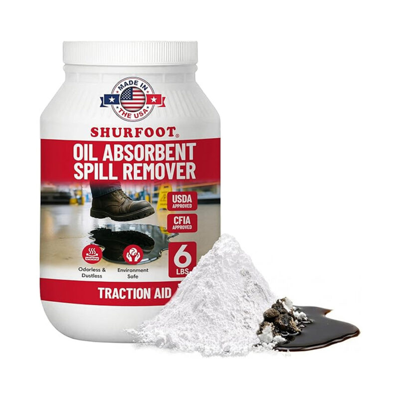 Shurfoot Non-Slip Oil Absorbent – 6lbs