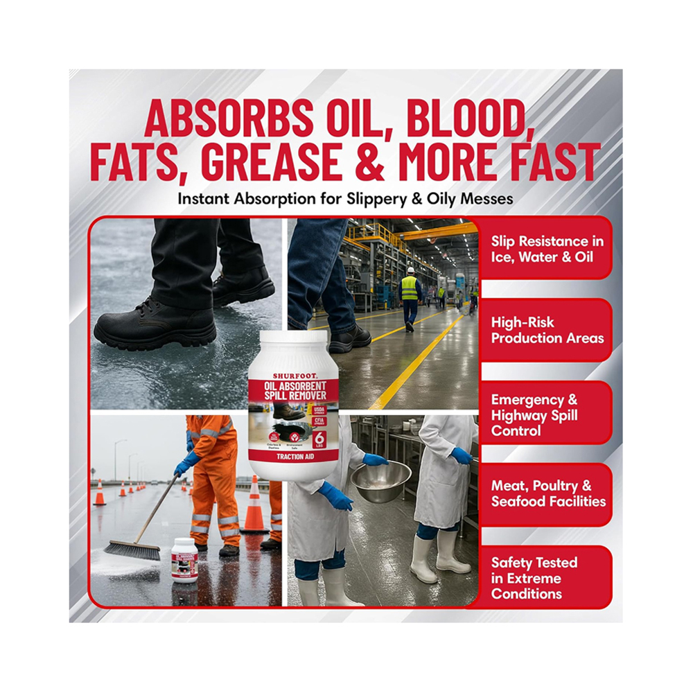 Shurfoot Non-Slip Oil Absorbent – 6lb