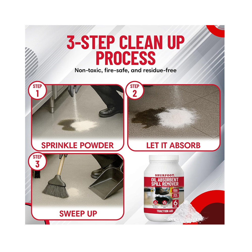 Shurfoot Non-Slip Oil Absorbent – 6lb