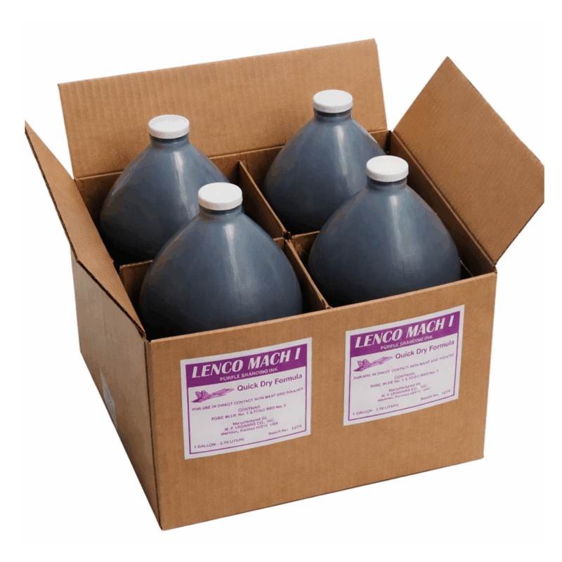 Lenco Mach 1 Quick Dry Purple Ink - 4 Gallons