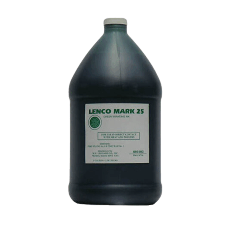 Lenco Mark 25 Green Branding Ink - 1 Gallon
