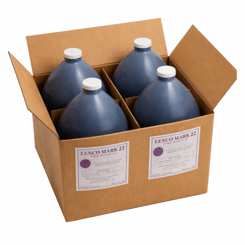 Lenco Mark 22 Purple Meat Branding Ink - 4 x 1 Gallons