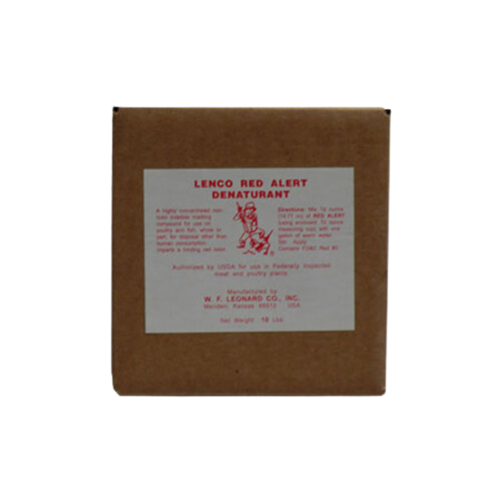 Lenco RED ALERT Denaturant - 10lb