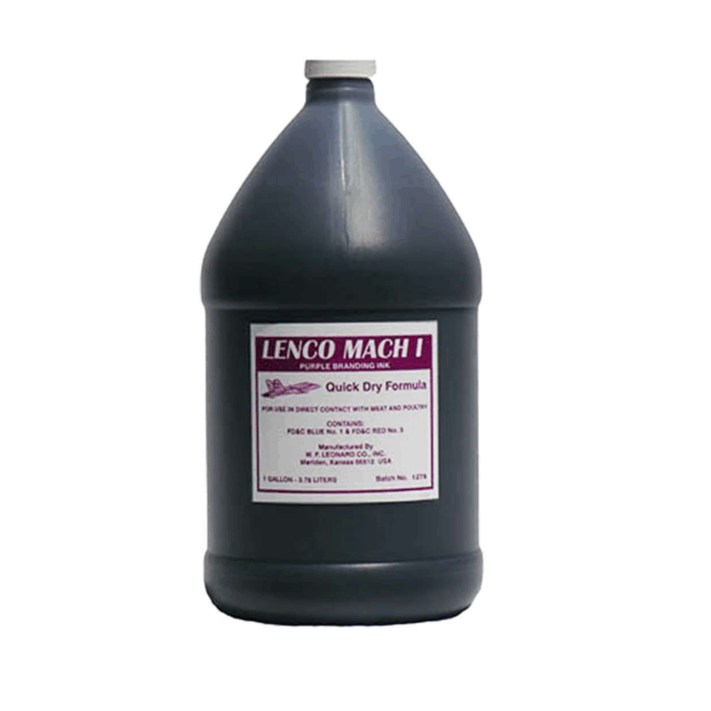 Lenco Mach 1 Quick Dry Purple Ink - 1 Gallon