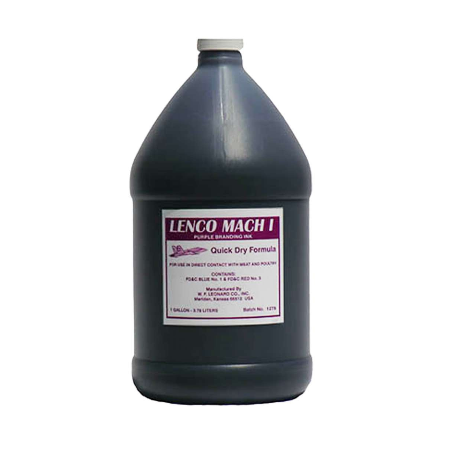 Lenco Mach 1 Quick Dry Purple Ink - 1 Gallon