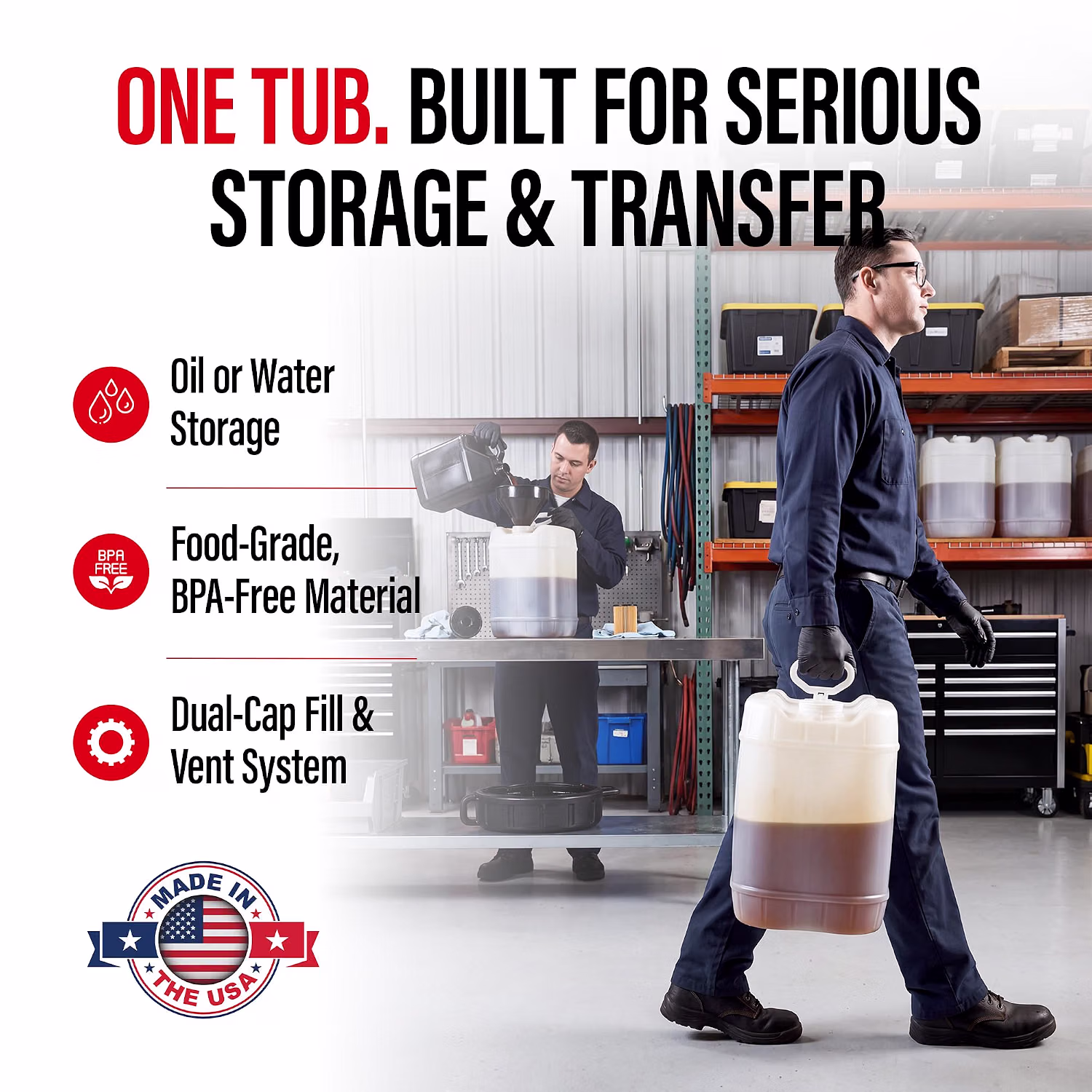 20L Food-Grade Storage Tub - Image 2